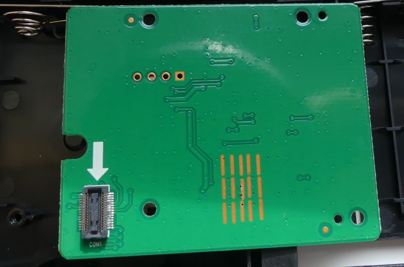 Wnętrze elektronicznego wizjerka MBG