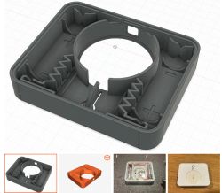 Adapter 3D do czujnika Xiaomi, umożliwiający zasilanie baterią AAA zamiast CR2032