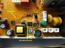 Pralka Samsung WF7452SUV - spalona blokada