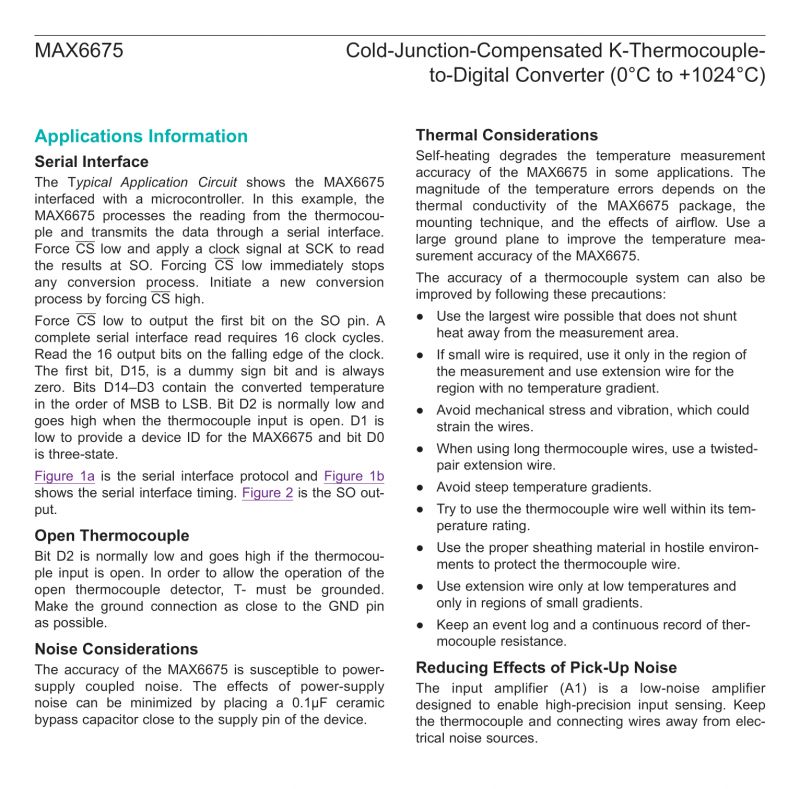 Page from the MAX6675 datasheet.