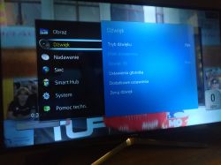 [Sprzedam] Samsung Smart TV 40 UE40H6400AW z przyciemnionym ekranem + 2 piloty, 200 zł