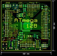 ATmega128 TestBoard i inne płytki testowe
