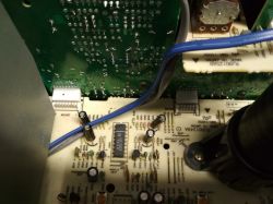 Wnętrze wzmacniacza Technics SU-V660 Wnętrze wzmacniacza Technics SU-V660