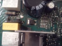 Zmywarka/Siemens/SN66T096EU32 - Popalone ścieżki/elementy na module