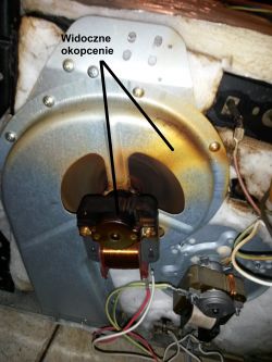 Smeg SI800MF - Przepalony przełącznik funkcji Smeg SI800MF - Przepalony przełącznik funkcji