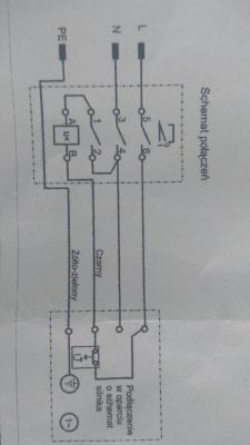 Podłączenie silnika 1,1kw 2800rpm 1faz do wyłącznika elektromagnetycznego KOA1T
