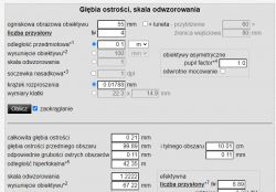 Dobór soczewki lub obiektywu do liniowego czujnika CCD