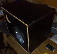 Charcząca skrzynia basowa własnej roboty