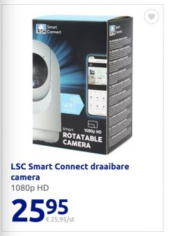 LSC Smart Connect rotatable camera 1080p HD packaging.