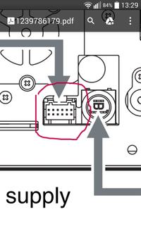 Clarion QY5002S - Anschließen einer CCD-Rückfahrkamera, Steckertyp Clarion QY5002S - Anschließen einer CCD-Rückfahrkamera, Steckertyp
