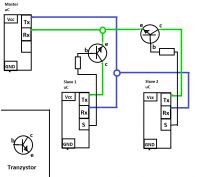 Bezpieczne połączenie Tx - Tx w RS232 dla uC Master-Slave: schemat i rozwiązanie