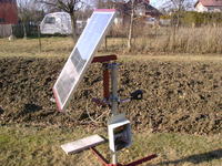 Bateria słoneczna,solar-track, prezentacja układu.