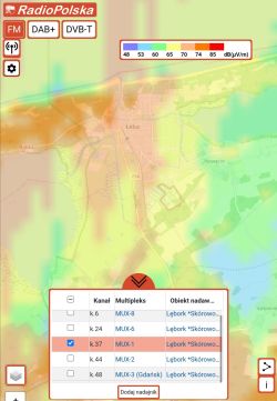 Jaka antena combo DVB-T2 do przyczepy w Łebie na nadajnik Gdańsk 100 km?