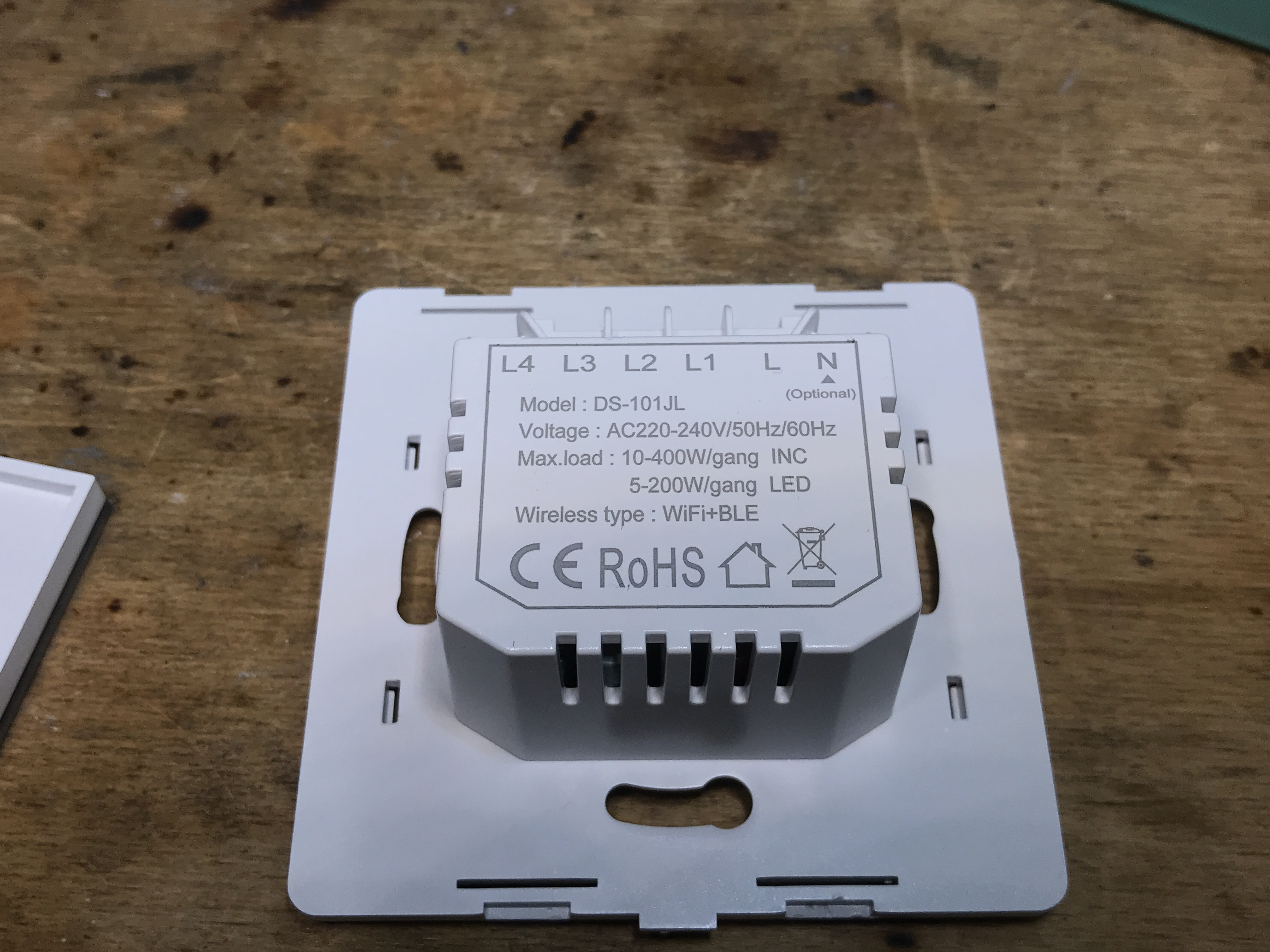 [BK7231N/CB3S] DS-101JL WiFi Single Light Switch Teardown and Flashing ...