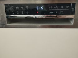 Bosch SMI68MS07E/29 - błąd E:15 - stoi woda - zmywarka nie reaguje