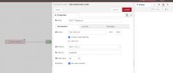 MQTT-broker node configuration screen in Node-RED