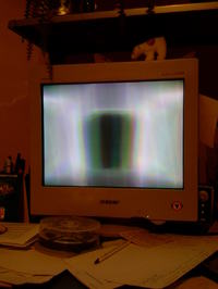 Monitor CRT Sony 17Multiscan E200 T płaski dziwny obraz Monitor CRT Sony 17Multiscan E200 T płaski dziwny obraz