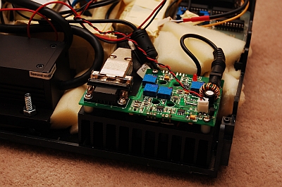 projektor laserowy 500mW 532nm na galvach 20kpps :)