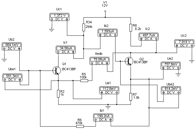 Wzmacniacz Napieciowy....potrzebna pomoc przy opisie układu