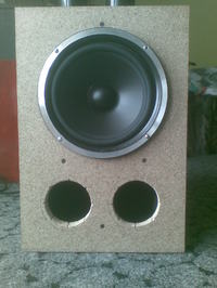 Subwoofer na GDN20/80/2 TDA 7296 - strojenie tunelami