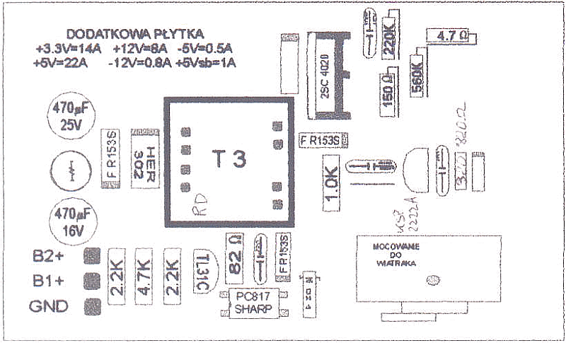 ENlight Corporation model: ATX-723B 230W naprawa przetwornicy.