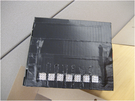 Klawiatura pianina na diodach LED