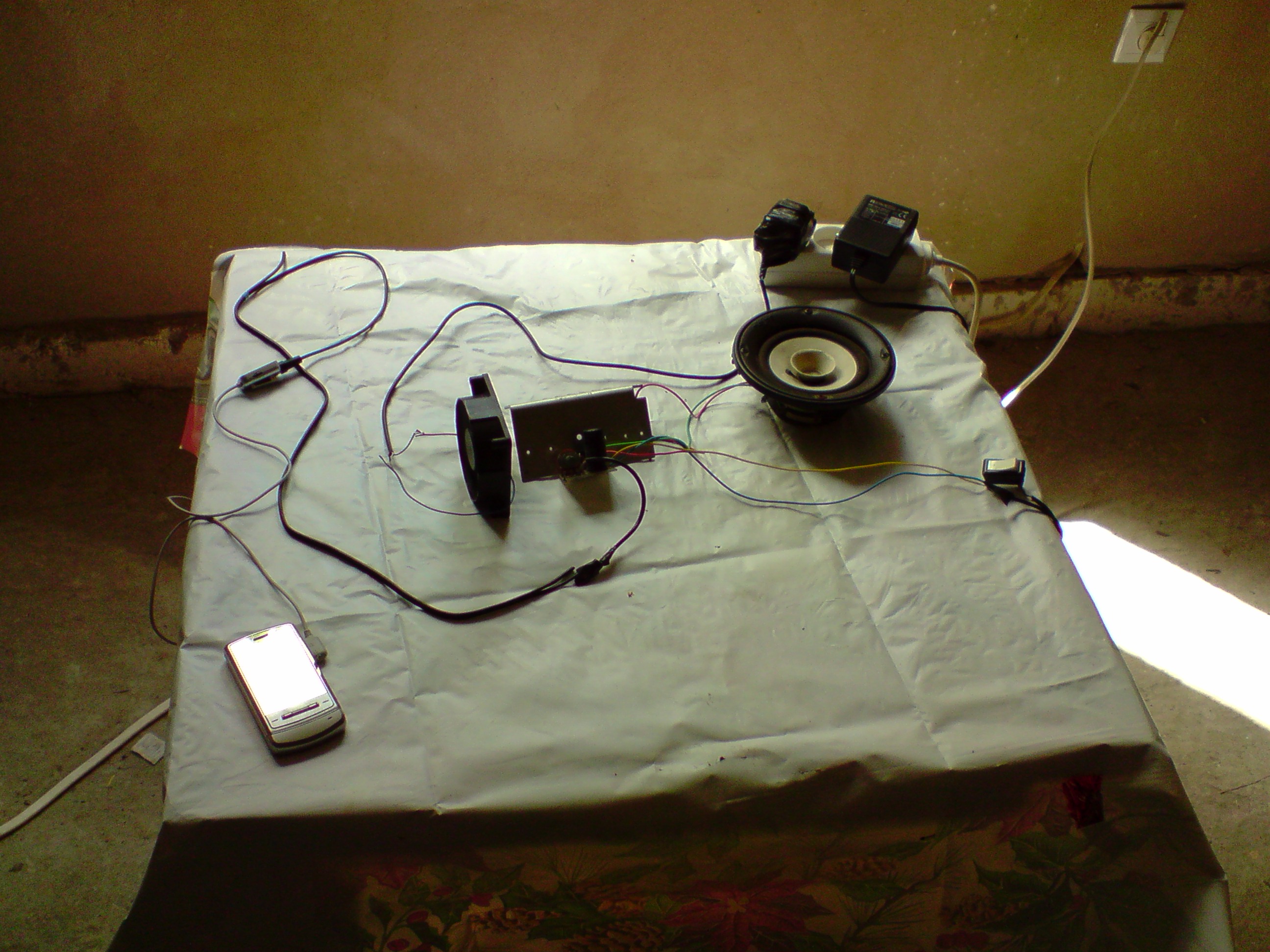 Mój pierwszy wzmacniacz na TDA1518BQ - elektroda.pl