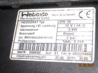 WEBASTO TELE Thermo Top S DW 50 + Pilot T 70