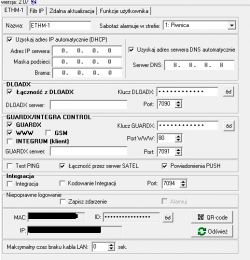 Brak połączenia z aplikacją Integra Control 4.8.2 na Androida po konfiguracji modułu ETHM-1 Plus