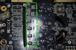 GTX480 nie wykrywany, zwarcie kondensatorów i tranzystorów, wzrost temp.