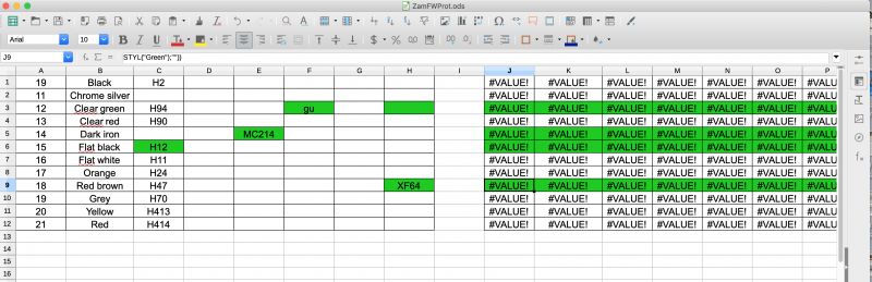 Jak ustawić formatowanie warunkowe dla koloru tła w LibreOffice Calc?