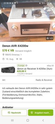 Różnice między amplitunerami Denon AVR-S950H a X2600H - moc, wejścia, BT