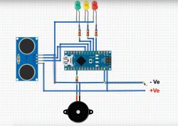 Asystent parkowania DIY na Arduino - Jak działa i co oznaczają kolory LED?