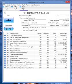 Seagate ST3500320AS - Wzrost parametru 0A, zasady wymiany dysku
