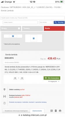 Mitsubishi ASX 2011r - Kradzież katalizatora i sondy lambda: zamienniki, kompatybilność, porady