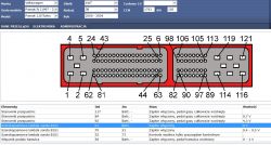 VW Passat B5FL 1,8T AWT - schemat elektryczny komputera silnika 4b0906018CG