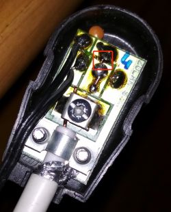 Antenna power supply goes out - no signal. In a few hours it lights up again.