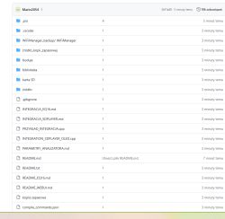PlatformIO project directory view with source files and documentation