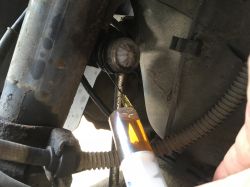 Unscrewing Screws from Brake Yoke: Step-by-Step Guide for Citroen Berlingo Brake Disc Replacement Unscrewing Screws from Brake Yoke: Step-by-Step Guide for Citroen Berlingo Brake Disc Replacement