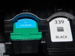 HP Photosmart 2575 napełnianie oryginalnych tuszy-tusz czarny HP 337.Zam HP339.