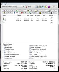 Screeny z HD Tune SAMSUNG HM500JI
