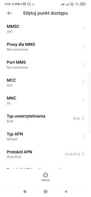 Xiaomi Redmi 9 - Brak danych mobilnych Xiaomi Redmi 9