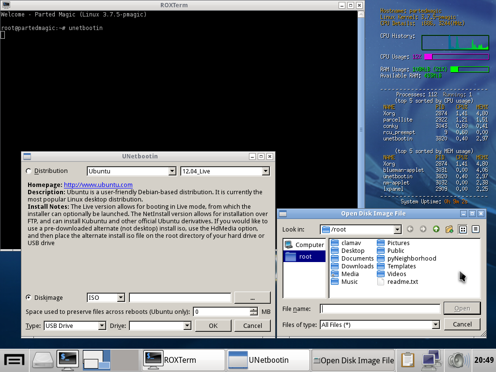 Partition Magic live CD utknalem elektroda.pl
