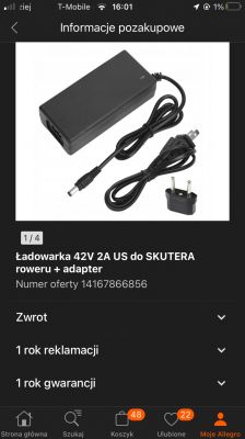 Jaki zasilacz do hulajnogi HiBoy S2 Lite 250 W 20 km/h? Gdzie kupić?