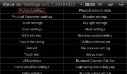 Chinese 2din android radio - How to enable amplifier settings?