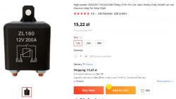 Chinskie webasto - akumulator dodatkowy do osobówki