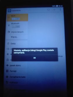 Tablet Alcatel Onetouch Pixi 7 - aplikacja została wstrzymana