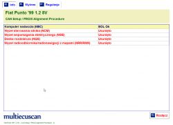Punto II FL - Błędy C1012 i C1013, niewłaściwe odczyty prędkości i napięcia