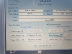 Audi A4 b7 1.8t quattro - Błąd kodowania ESP w grupie 69 po zmianie hamulców i instalacji kokpitu