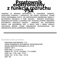 Schemat prostownika GEKO G80015 - poszukuję dokumentacji lub informacji